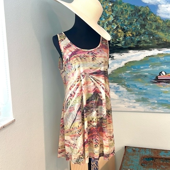 Lygia & Nanny Brazilian Resort Dress Abstract Print,A-Line EUC Size L MSRP$230), - Picture 8 of 11